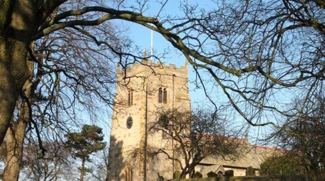 All Saints church The tower of the church is 15th century.