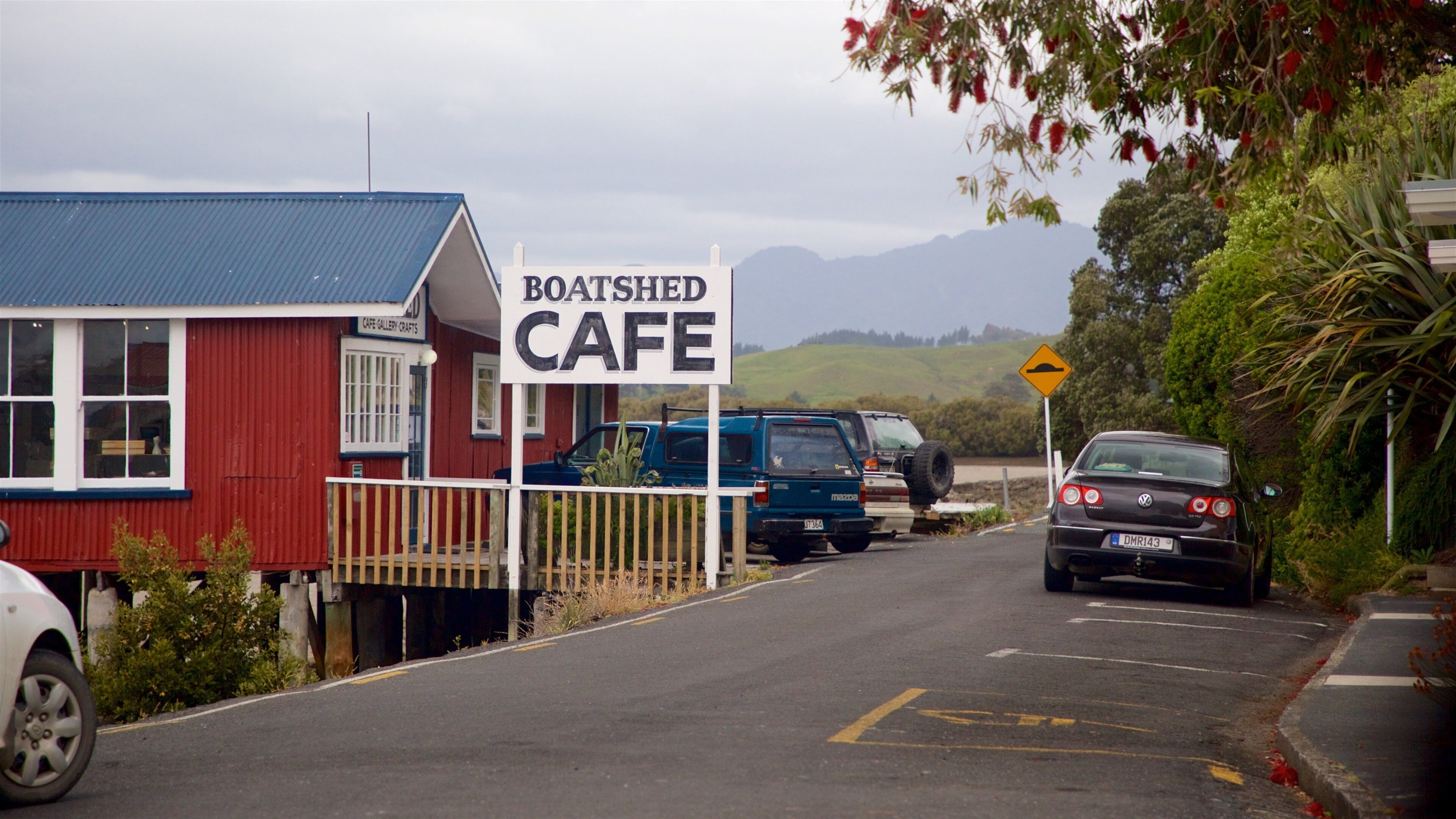 Rawene som viser skiltning