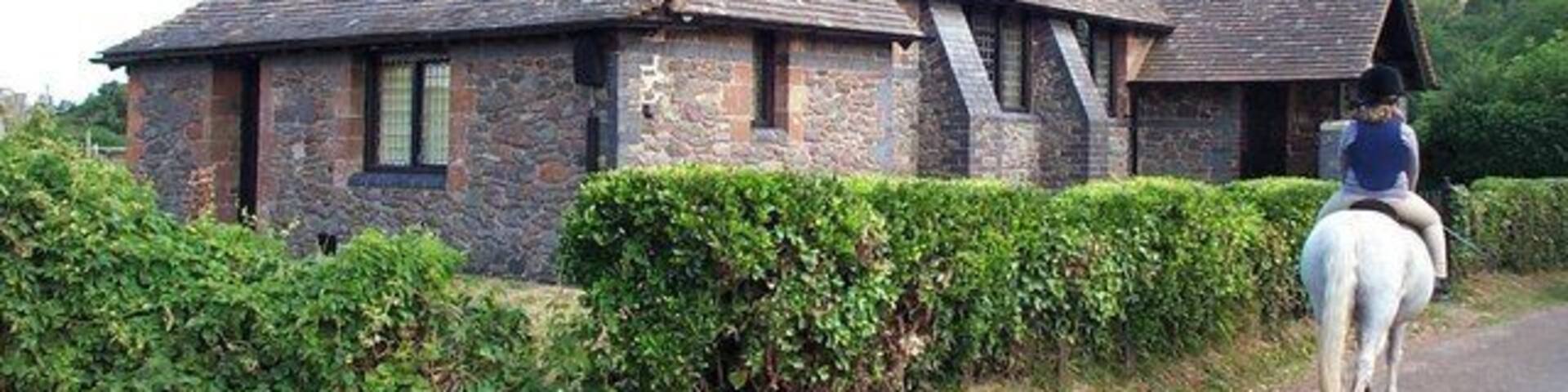 Bossington Methodist Chapel. This little chapel is immaculately kept.