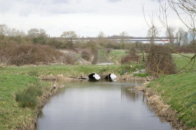 Green Moor. Part of the drainage system on the moor