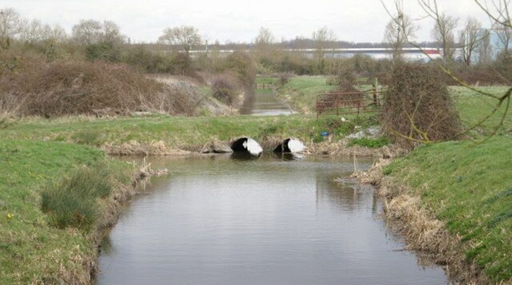 Green Moor. Part of the drainage system on the moor