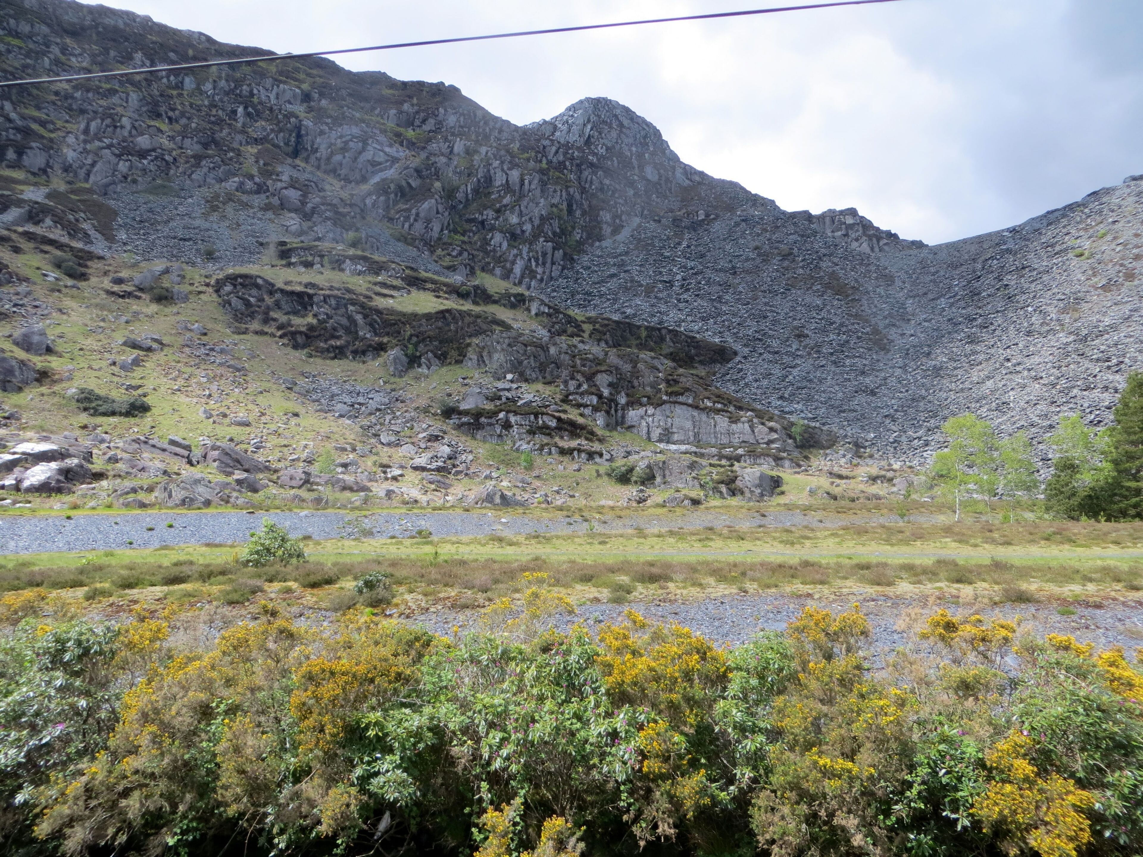 Slate quarries at Blaenau - June 2013