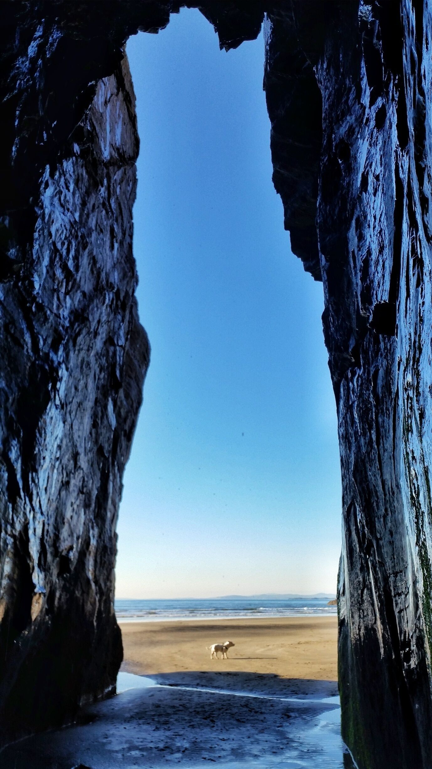 Cave Bound ...Black Rock Sands, Morfa Bychan. #BeachBound