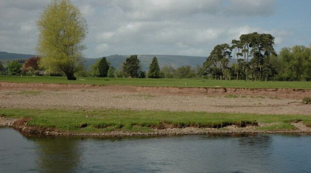 River Usk at Llwyn Corner