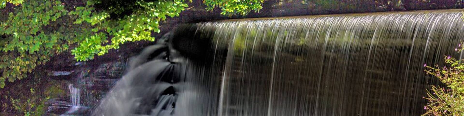 A small waterfall easy to get to near to Neath in South Wales. Some say this is a photographers dream. More so if you are disabled like me.