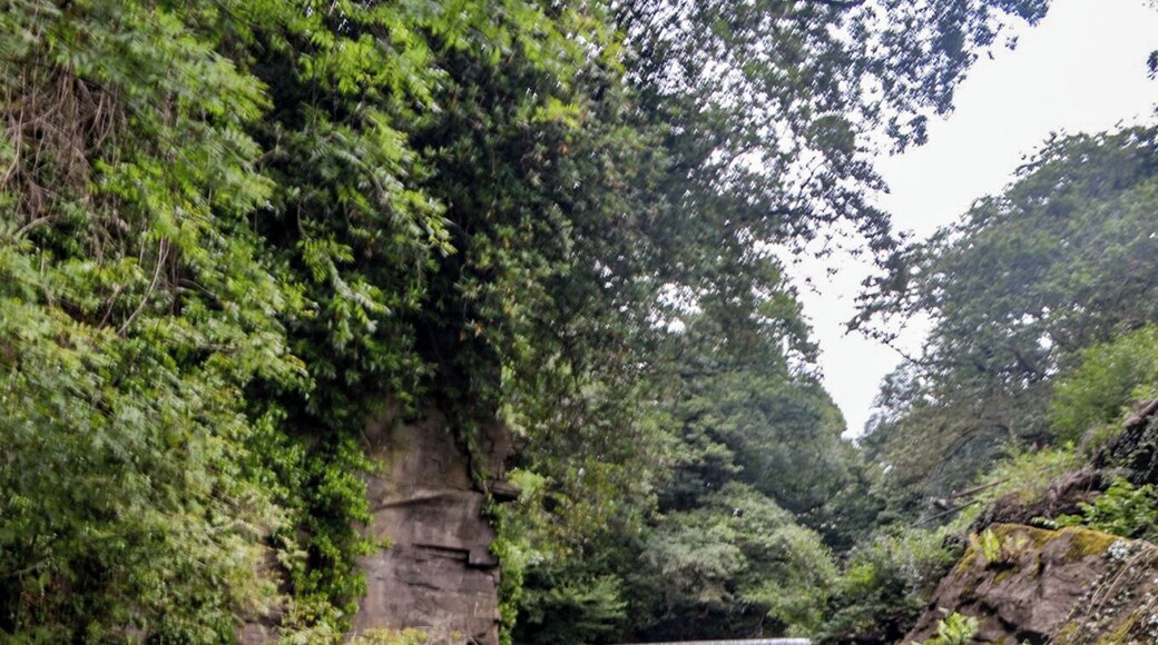 Tranquil former industrial tin works.
