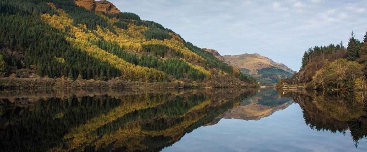 Loch Eck is a loch located on the Cowal peninsula, north of Dunoon, Argyll and Bute, Scotland. It is seven miles long