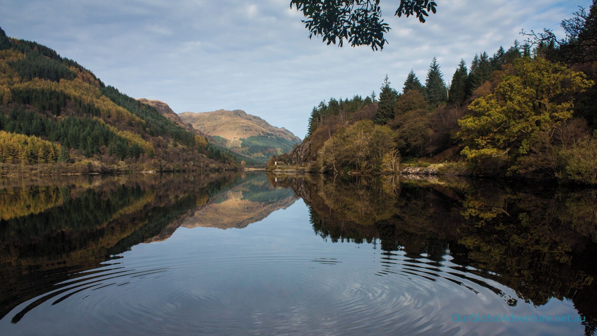 Loch Eck is a loch located on the Cowal peninsula, north of Dunoon, Argyll and Bute, Scotland. It is seven miles long