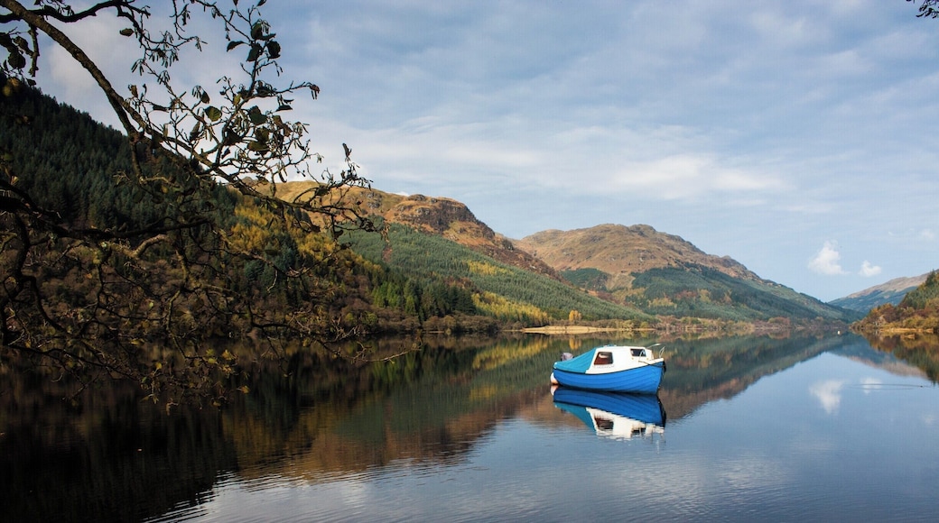 Loch Eck is a loch located on the Cowal peninsula, north of Dunoon, Argyll and Bute, Scotland. It is seven miles long