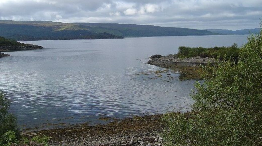 Glenmore Bay, Loch Sunart. From the road near Glenborrodale.