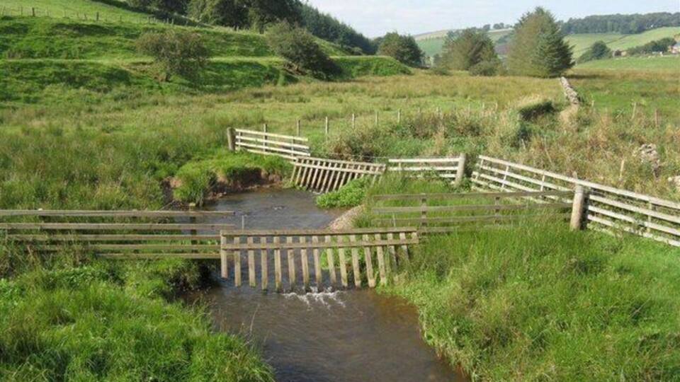Mountmill Burn, Oxton A tributary of the Leader Water.