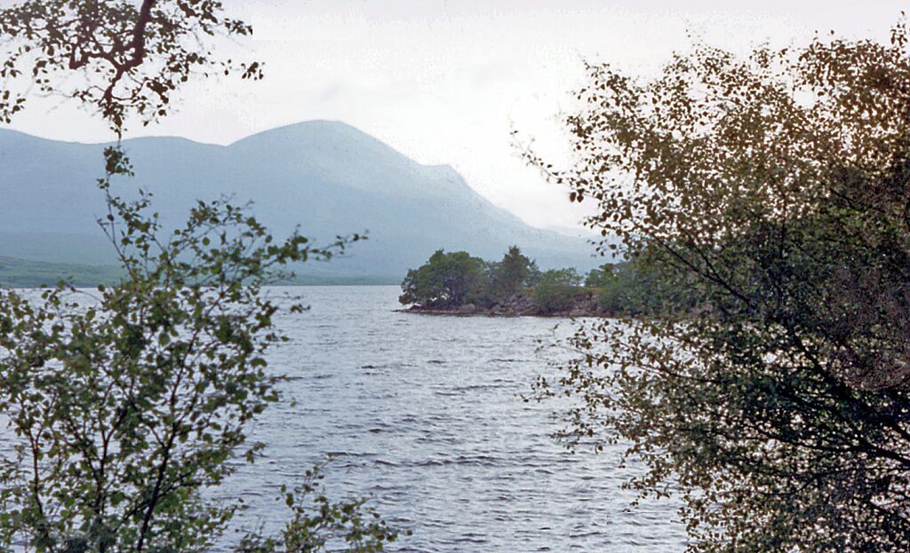 Loch Naver and Ben Klibreck from B873 west of Grummore, A marvellous scene - Ben Klibreck rises to 3,154 ft.