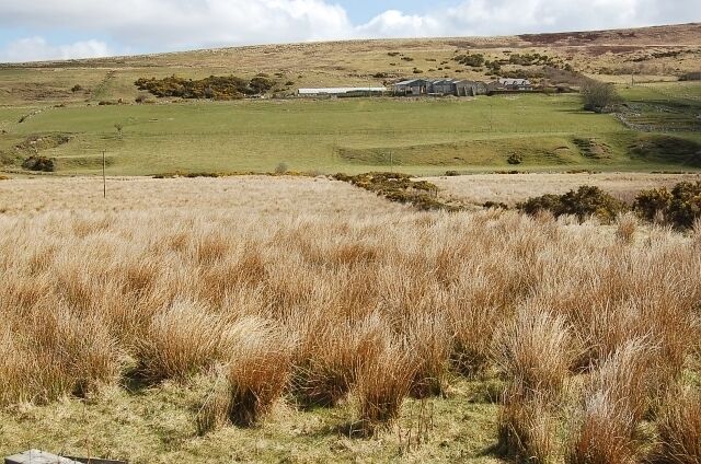 Croftland, Boultach Looking down towards the Latheronwheel Burn.