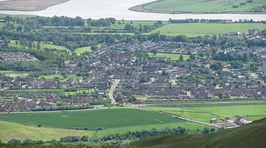 View of Tullibody and the Forth from Colsnaur Hill.