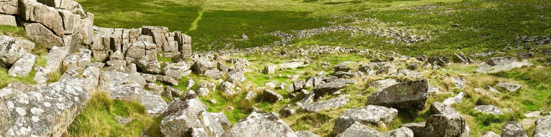 Looking towards Burrator Reservoir from the top of Sharpitor