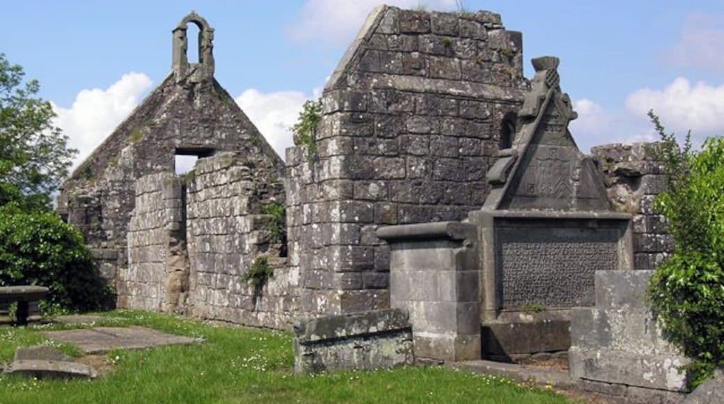 Carnock Church Ruin South East Corner Although this church has been a Ruin for a long time, the pointing of the stonework is in very good condition. I wonder if it is being maintained as a Ruin. An excerpt from an 1861 Parochial Directory, viewable here http://www.fifefhs.org/Records/Directory/carnock.htm . . . The old Parish Church at Carnock was repaired in 1602, but is now in ruins, being roofless and overgrown with ivy. It was a small building, with only 240 sittings.