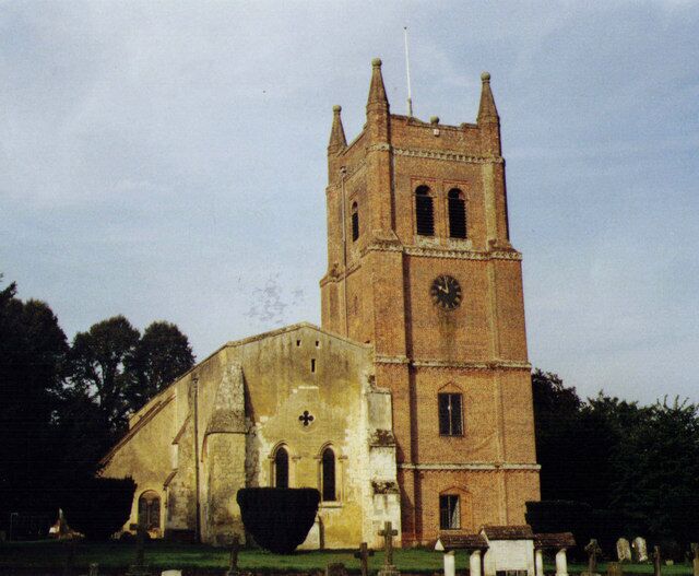 All Saints' parish church, Crondall, Hampshire, seen from the west