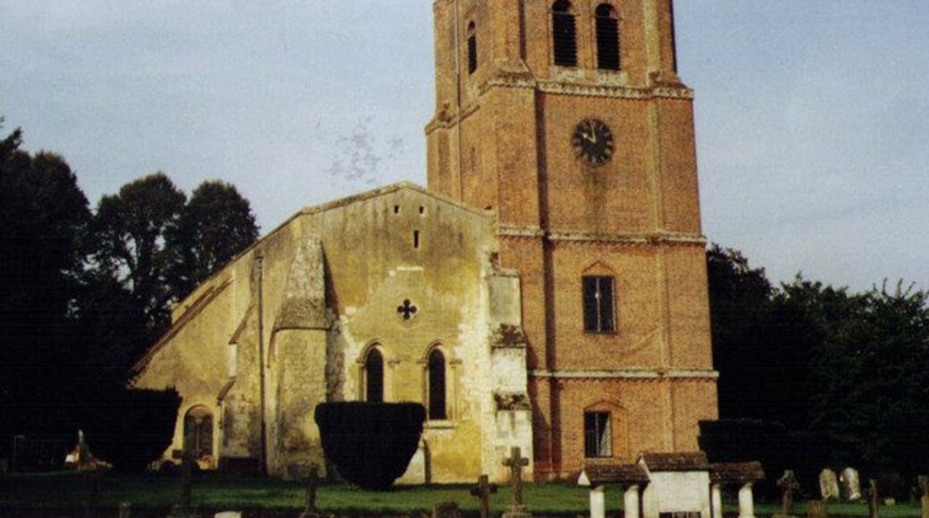 All Saints' parish church, Crondall, Hampshire, seen from the west