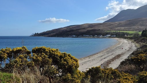 Sannox Bay, near to Sannox, North Ayrshire, Great Britain. One of the best beaches on the island, taken during the 2011 April mini heatwave when tempertaures here beat Athens in Greece.