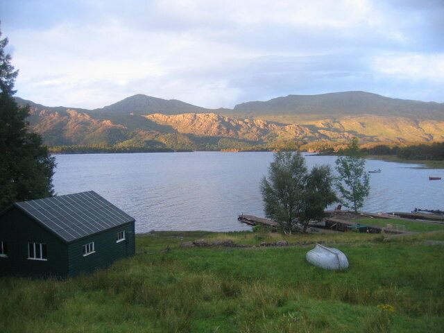 Loch Maree Taken from a cottage next to the Loch Maree Hotel.