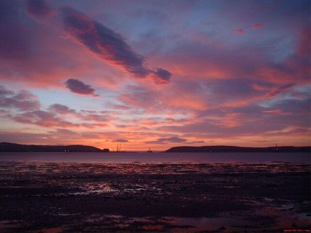 Nigg Bay Taken from Balintraid at sunrise