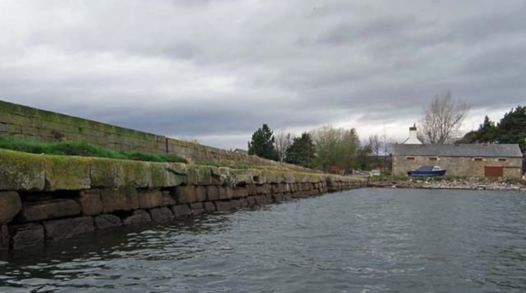 Balintraid Pier This must have been an important pier in its time because of the way it is constructed with well dressed stone.