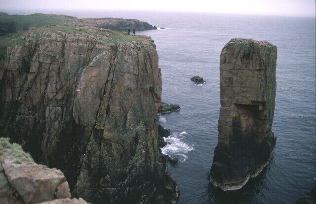 Unnamed Sea Stack. There isn't much land in HU2966, and this photo shows about all of it