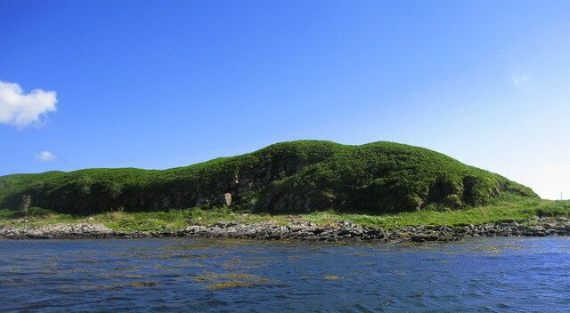 Eilean Eatharna, Arinagour, Coll. Northeast end of the island Eilean Eatharna located in Loch Eatharna, Coll. Loch Eatharna forms a bay on which stands Arinagour, the chief settlement and ferry terminal of the island.