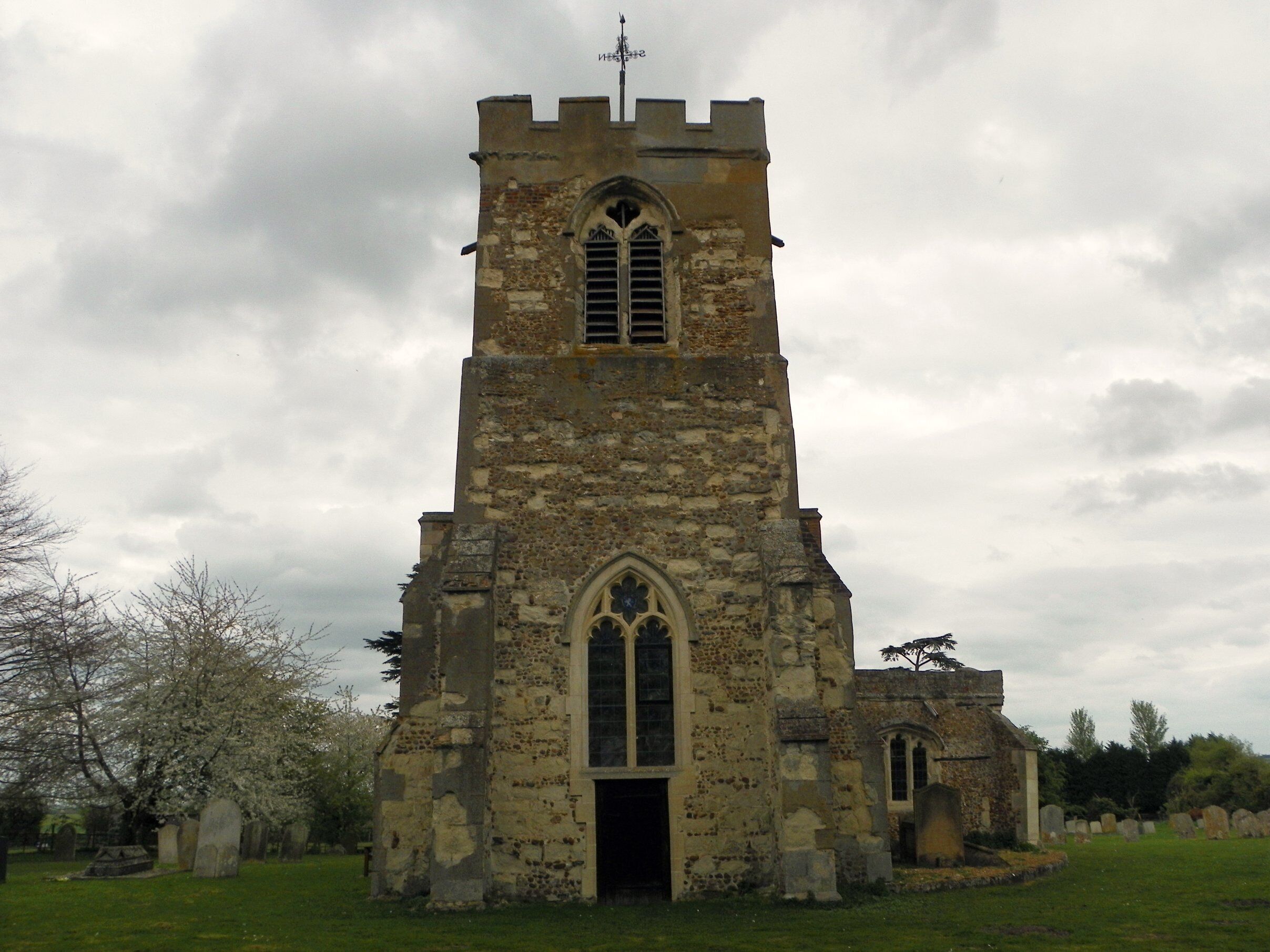Church of St Nicholas, Hinxworth, Hertfordshire, 11 April 2011. Grade II* Listed Building.