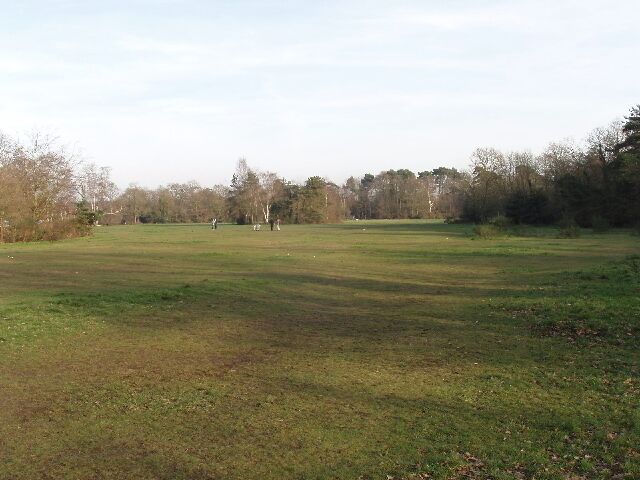 East Burnham Common Photo from the edge of the beech woods into this grassy area.