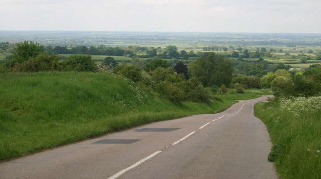 Tram hill heading North out of Brill The bernwood Jubilee way at Tram hill heading North out of Brill