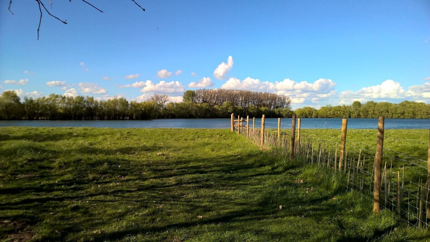 Lake at Cow Lane near Godmanchester, England