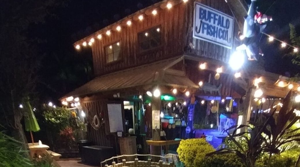 The Fish Hole at Lakewood Ranch is a fun and challenging 18 hole mini golf course with turtles, koi and informational signs about tropical plants and ocean fish.