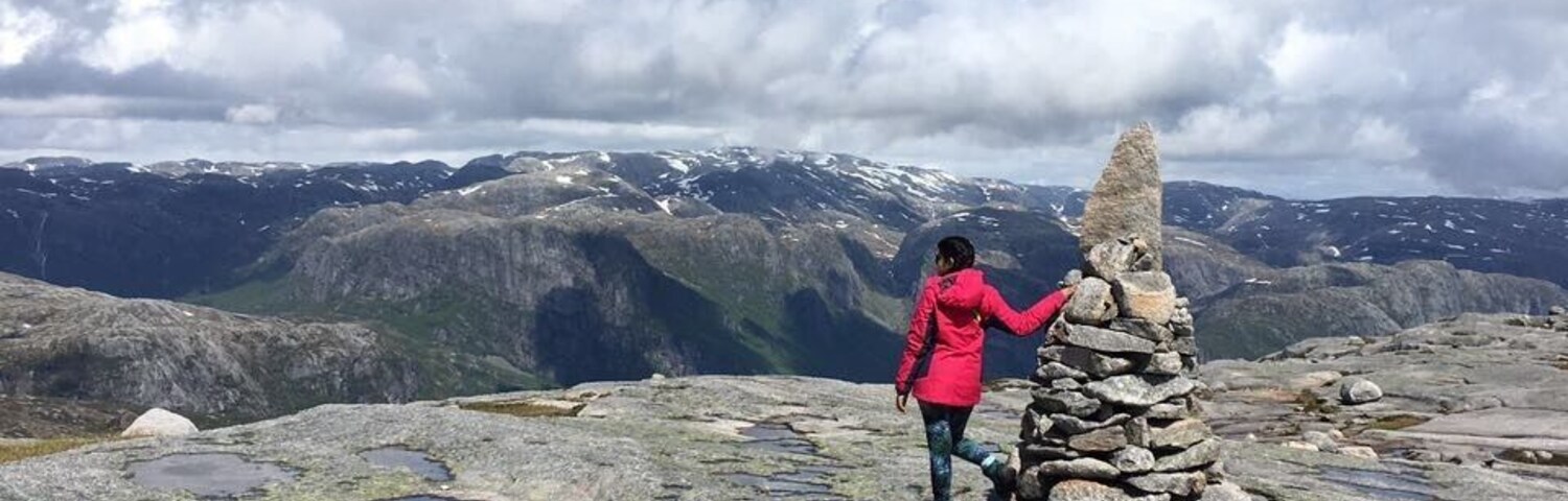 Every nook and corner of Norway is filled with beautiful hikes to keep yourself busy and active. Even if you not much of a hiker , you can always choose smaller versions to begin with and norway beauty shall make you a fan of climbing up! #TakeAHike #norway #europe #outdoors #adventure