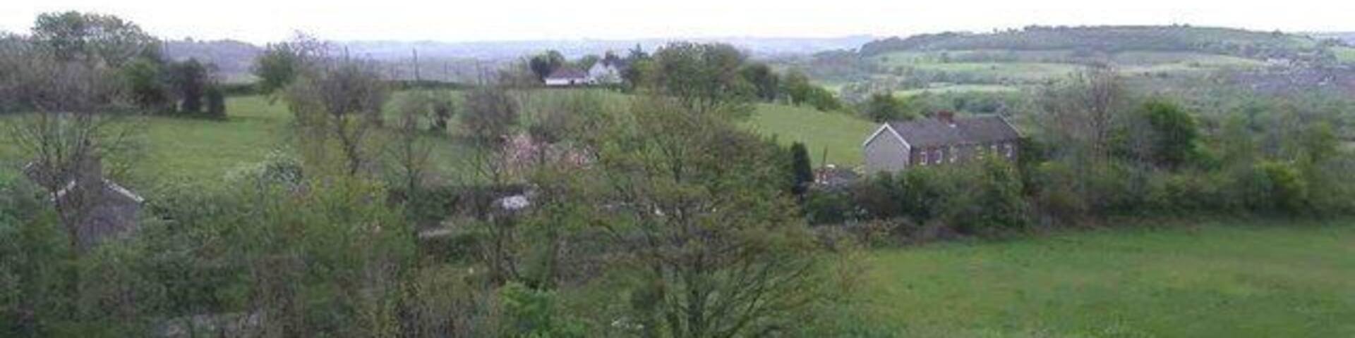 Farmland, above Llantwit Fardre