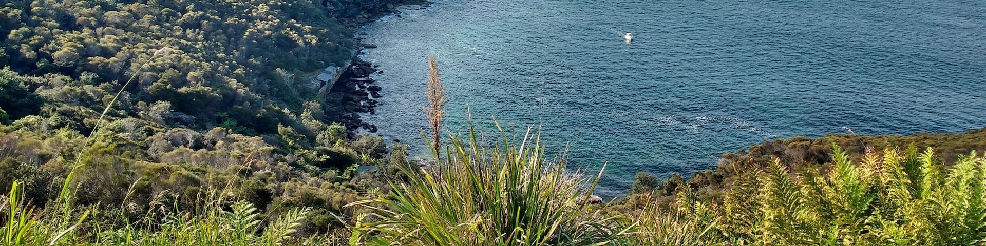 Falling on the way of The Spit to Manly walk, it provides fantastic views. You can see old huts/houses built during depression