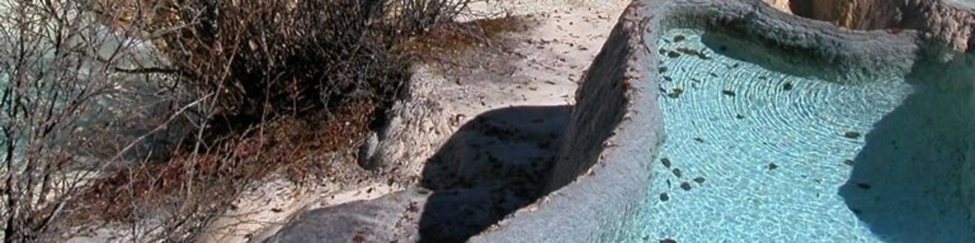 Huanglong, China. #blue