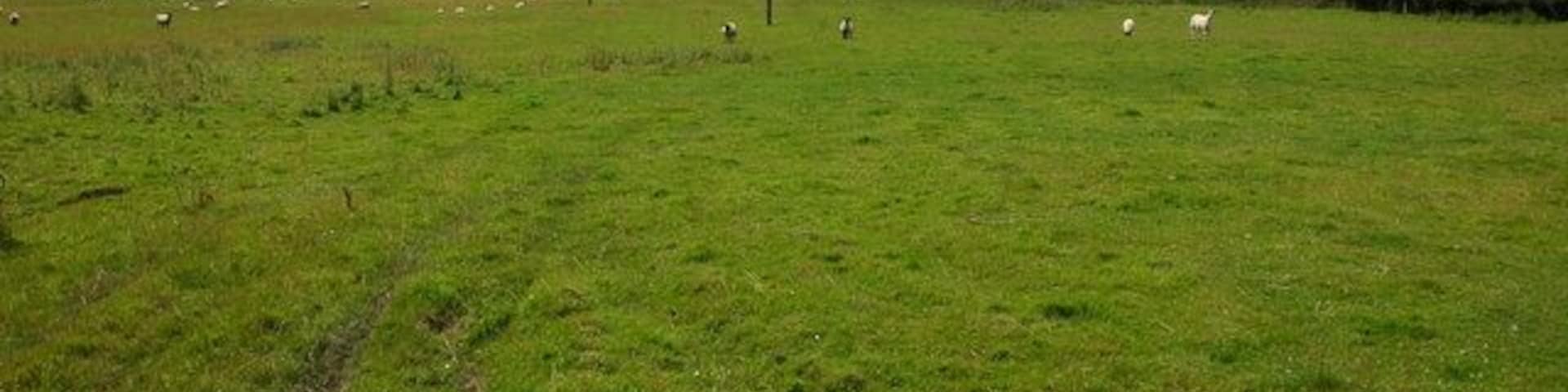 Farmland on the eastern slopes of Brailes Hill