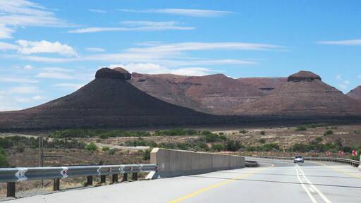 View of the 3 sisters mountains
