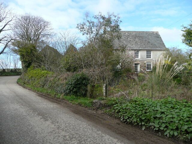 Whitewater Farm In a bend of the St. Eval road.