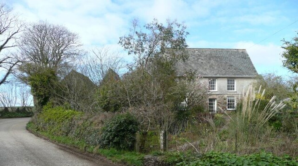 Whitewater Farm In a bend of the St. Eval road.