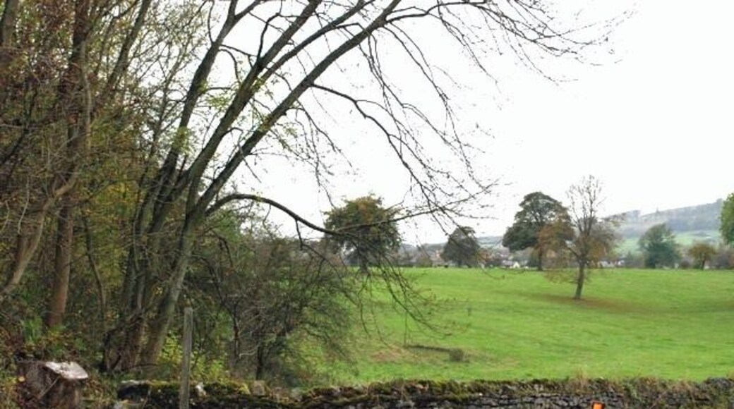 Footpaths to Great Longstone Two paths cross this field towards either end of the village of Great Longstone.