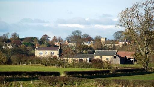 Roguery Farm and Whalton village