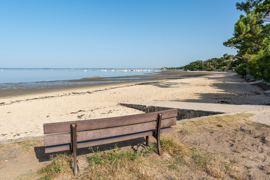 BASSIN D'ARCACHON (France), vue sur la baie
