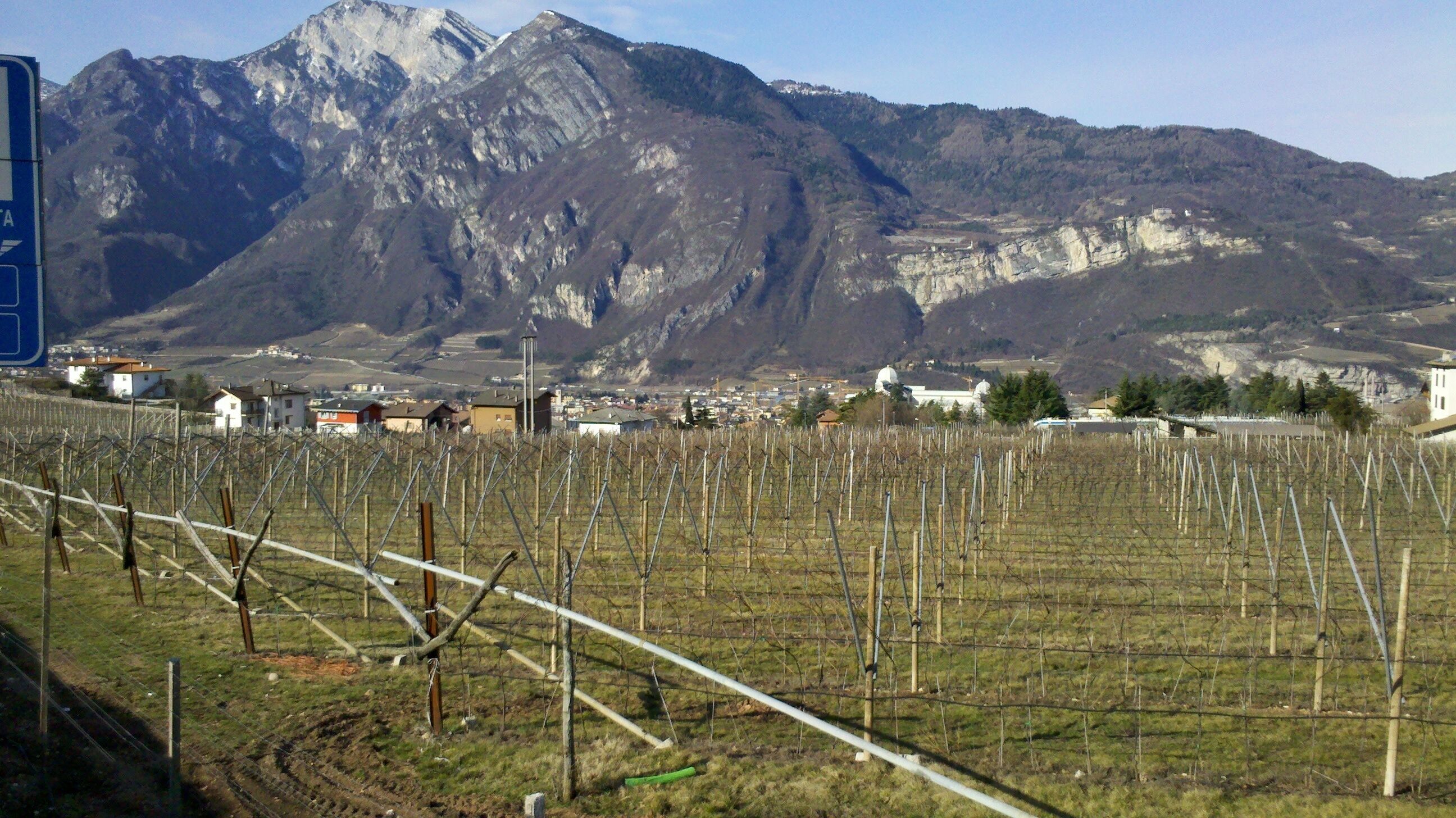 View of the valley from the bus stop on via Valoni