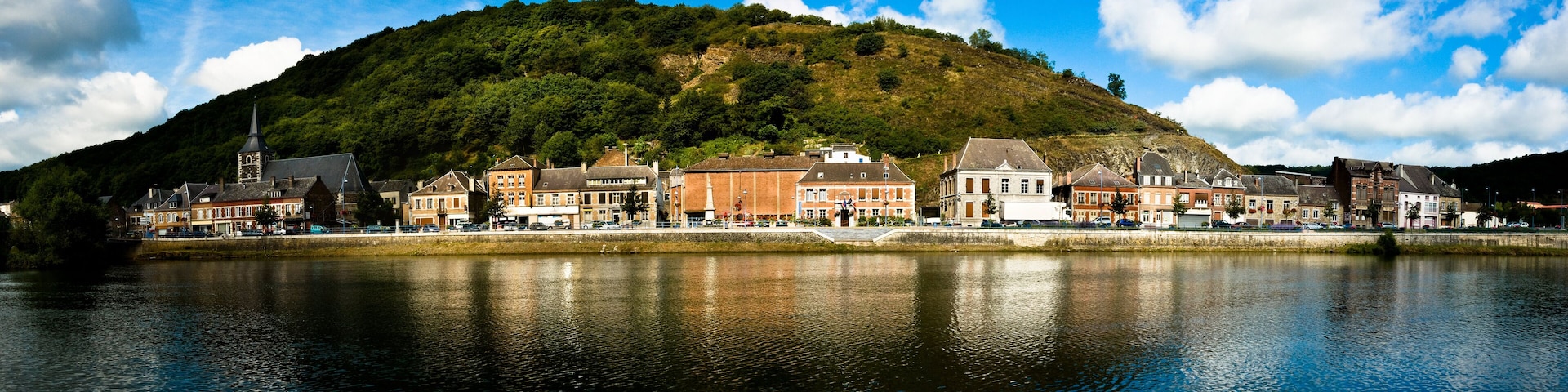 Vue sur Vireux-Molhain (Ardennes)