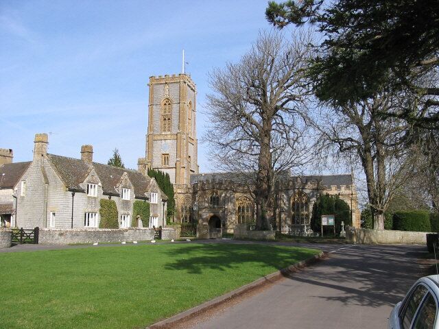 Curry Rivel church and village green