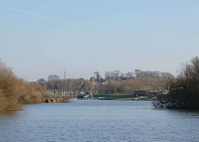 Former gravel workings near Swarkestone Generally known as Swarkestone Lake, this area of water does not carry a name on Ordnance Survey maps. Swarkestone Sailing Club can be seen on the far bank.