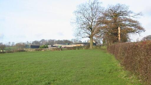 Lower Vicarwood Farm Lower Vicarwood farm overlooks the village of Mackworth. Upper Vicarwood is on the high ground in the distance.