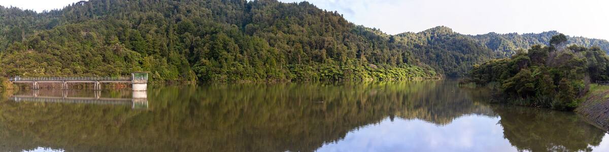 Hunua Ranges Regional Park panorama, Auckland, New Zealand